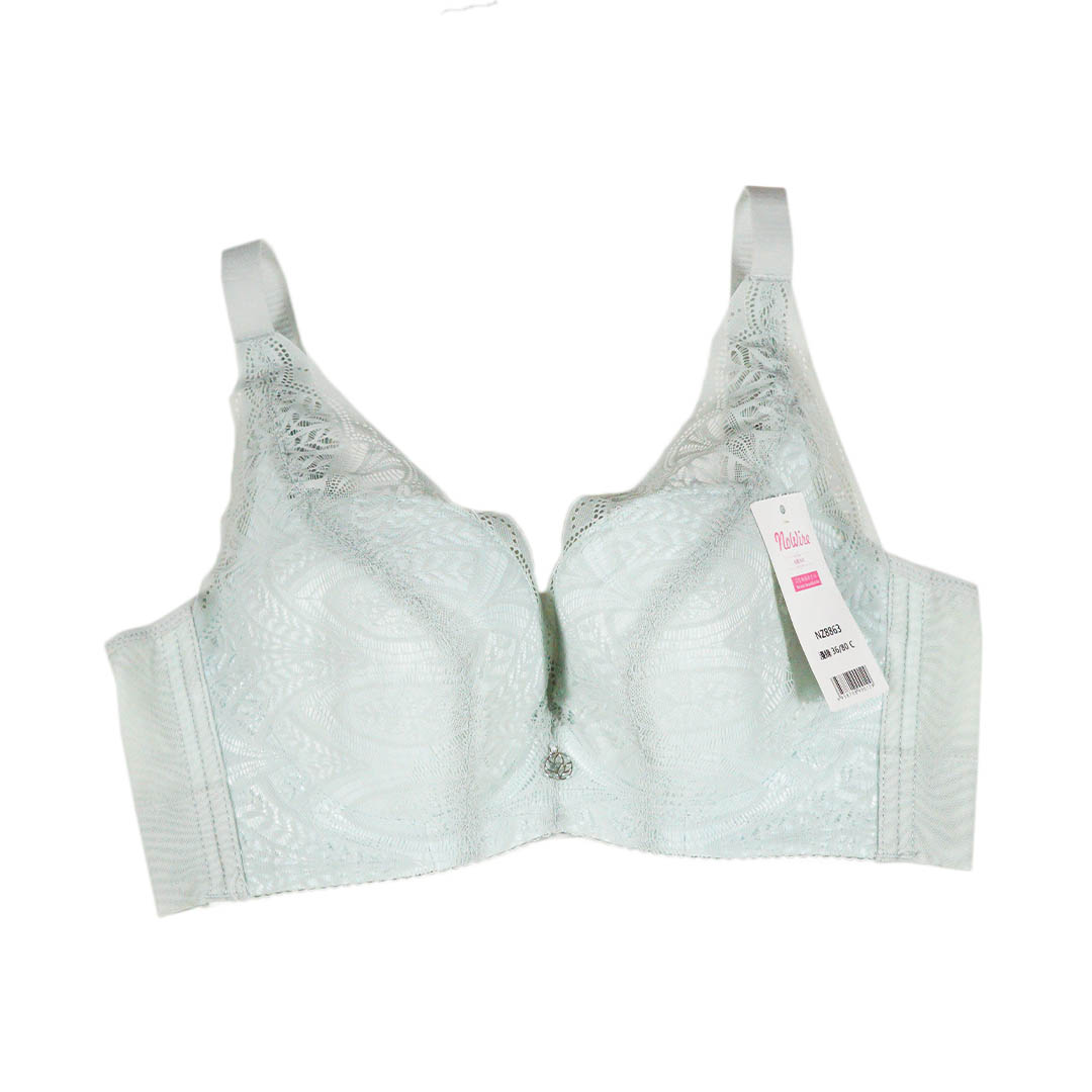 大胸唯美C杯軟記憶鈦圈直立棉防下垂內衣