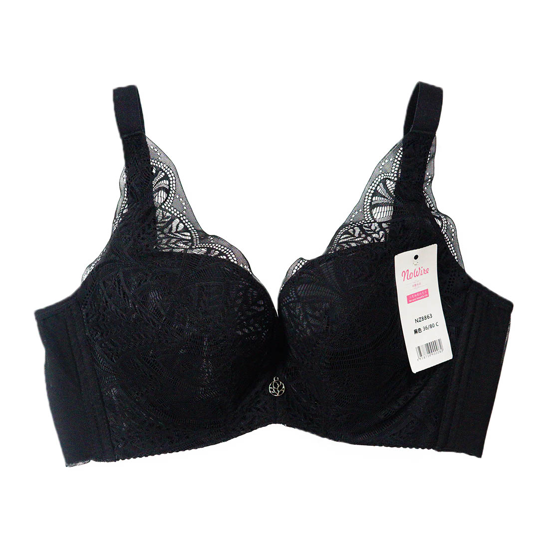 大胸唯美C杯軟記憶鈦圈直立棉防下垂內衣