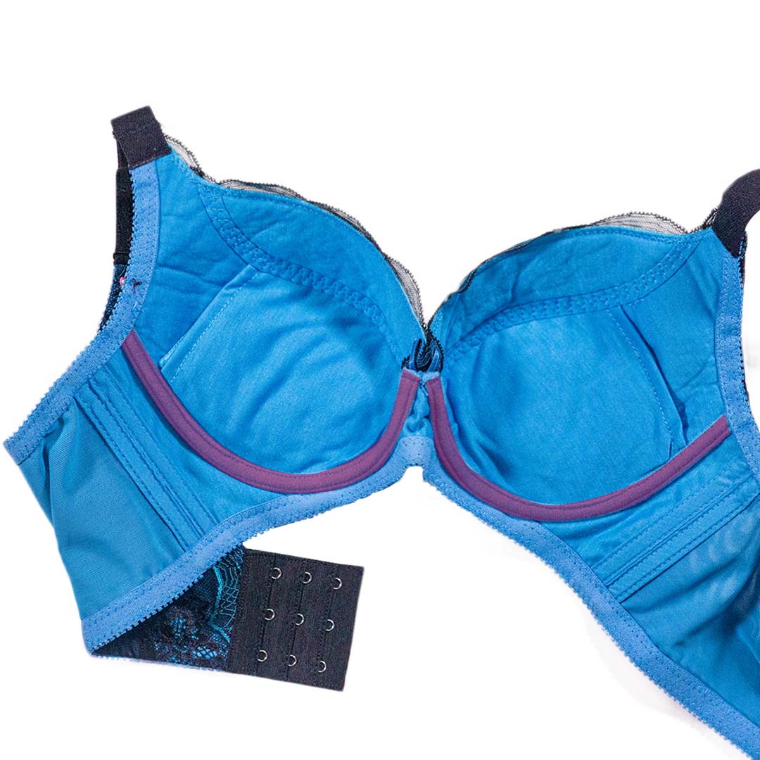 蕾絲潮風系列，涼感深V提胸立體內衣 B-E CUP     專業養脂術系列