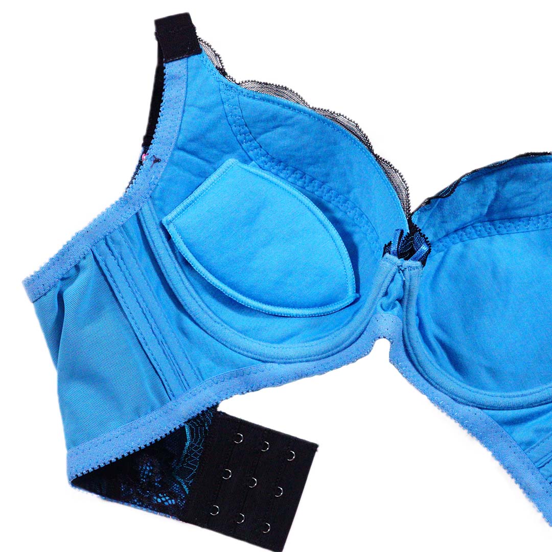 蕾絲潮風系列，涼感深V提胸立體內衣 B-E CUP     專業養脂術系列