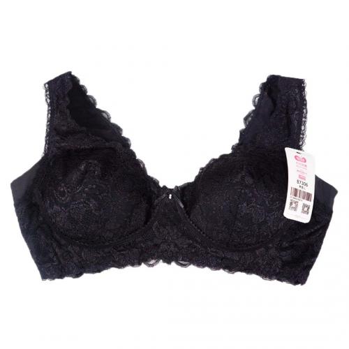 Deep V style beautiful back large repair bra for correcting uneven breasts with highly concentrated lace bralette underwear