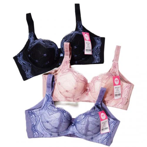 花語系列，蕾絲高機能內衣 立體杯(厚杯)A-C CUP     專業養脂術系列