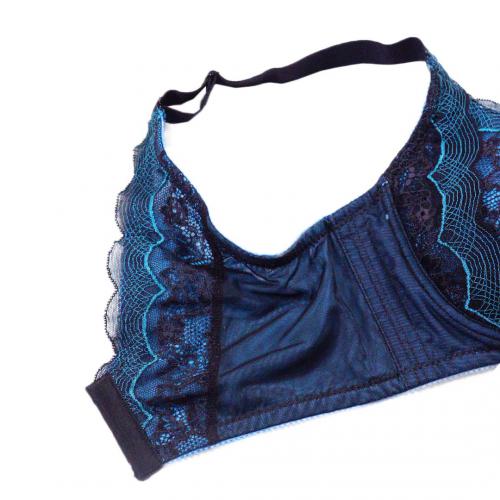 Lace trend collection, cool feeling deep V shaping bust-enhancing underwear B-E CUP     Professional fat reduction series