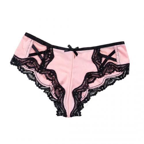 性感蕾絲邊舒適棉質內褲