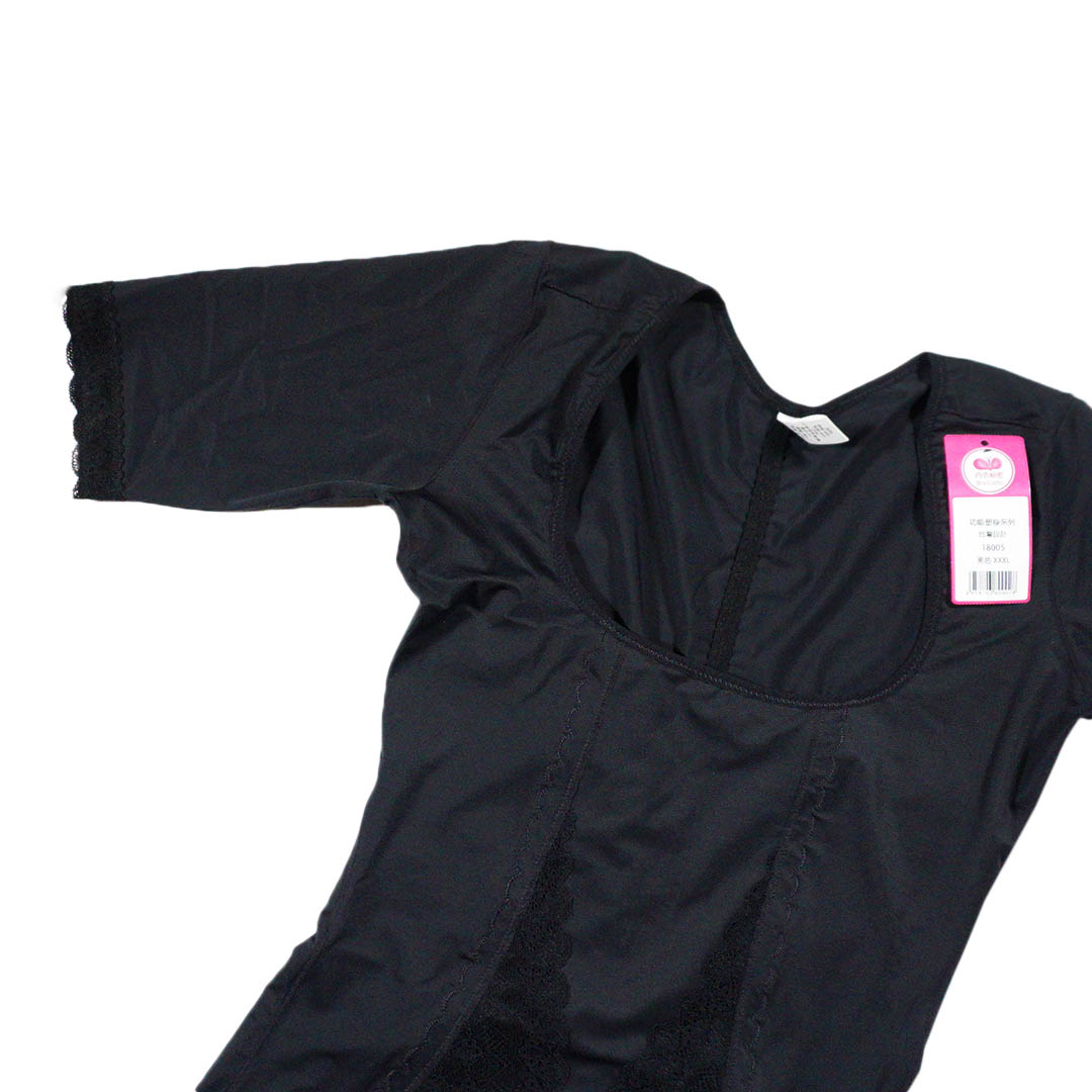 重點收腹美體塑身衣修手臂中袖款