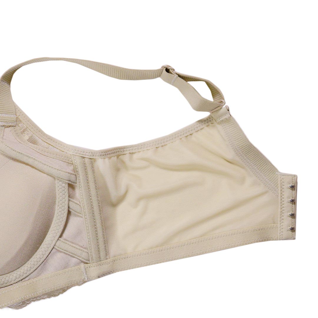 性感波紋蕾絲無鋼圈小胸顯大聚攏調整型內衣