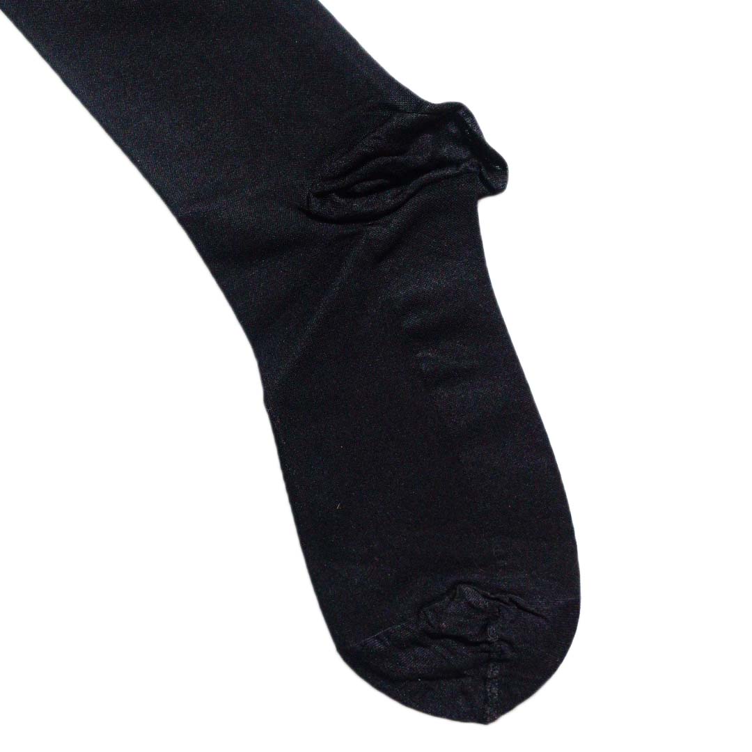 280D 矽膠粒防滑防靜脈曲張大腿襪 黑色