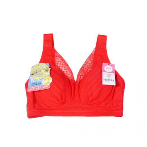 【No Steel Ring, Large Size】Wide shoulder strap, fully covered, adjustable false breasts, no steel ring underwear