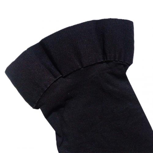 280D silicone anti slip and anti varicose thigh socks in black