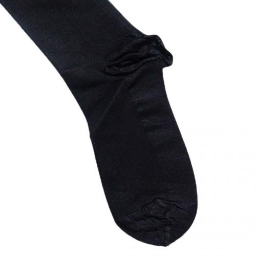 280D silicone anti slip and anti varicose thigh socks in black