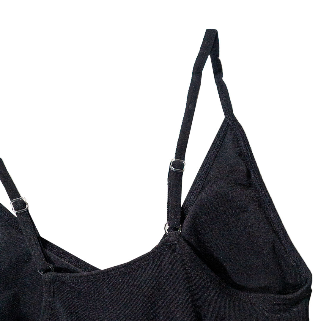 無鋼圈吊帶內附胸墊修身衣背心