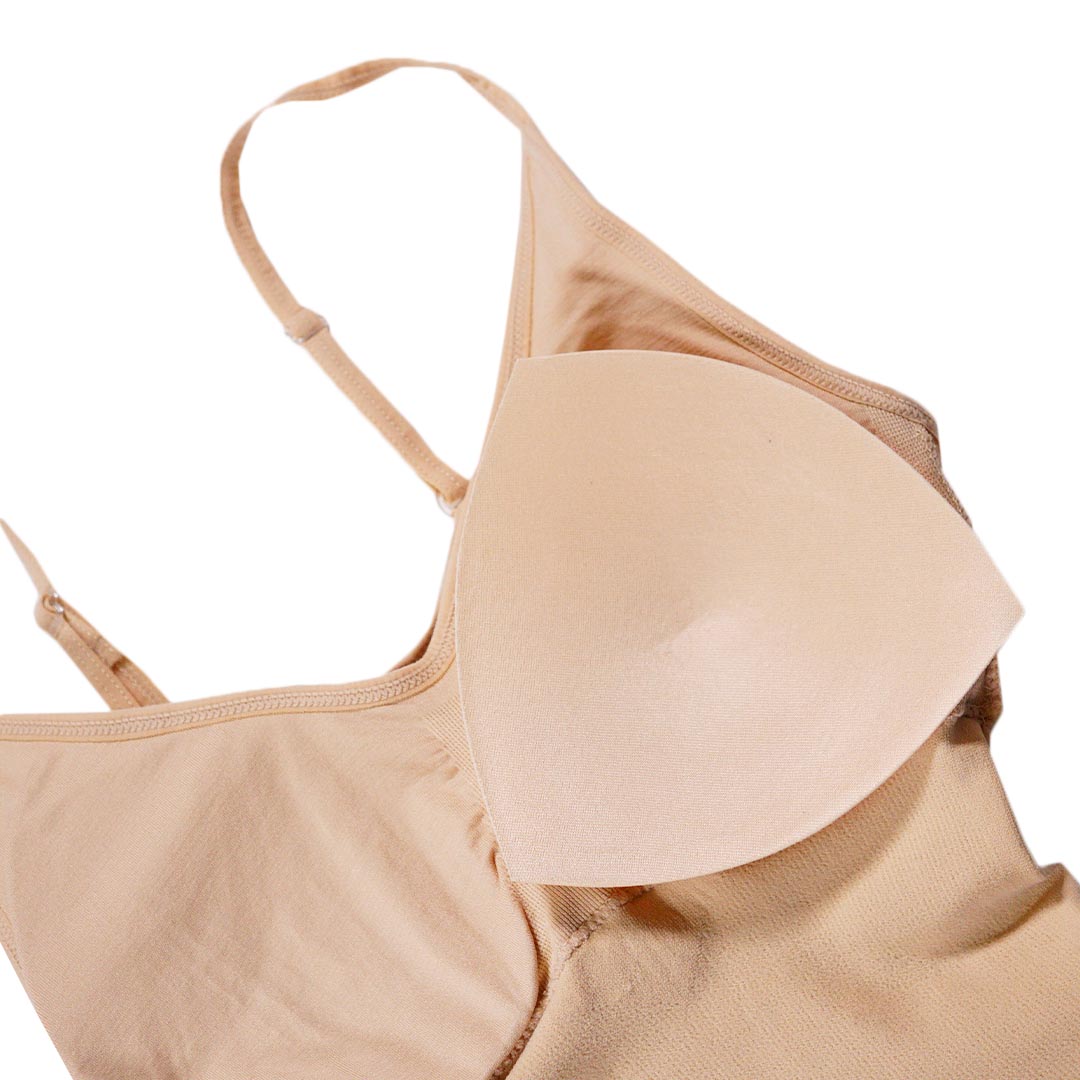 無鋼圈吊帶內附胸墊修身衣背心