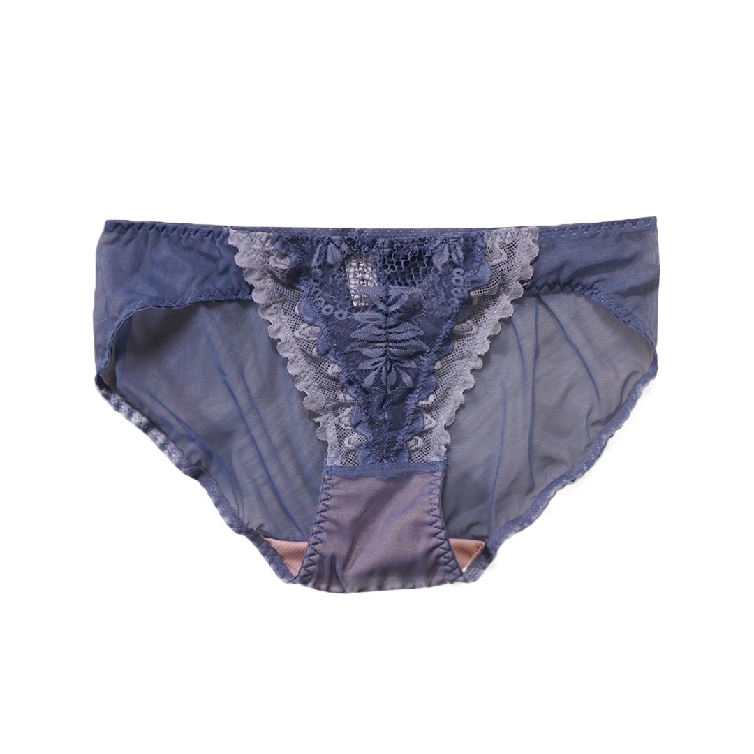 法式小城性感蕾絲無鋼圈內衣-內提托透氣薄杯 配褲