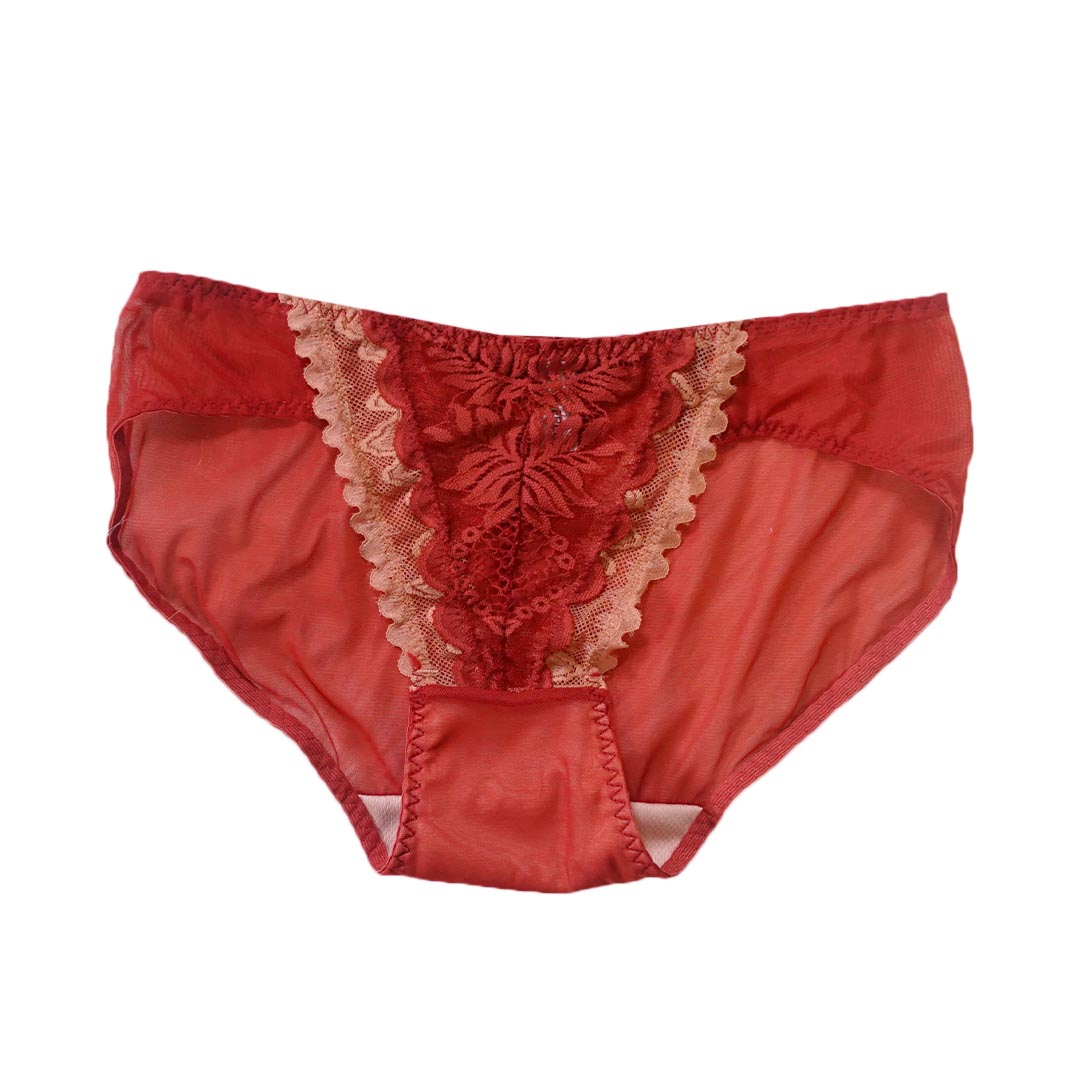 法式小城性感蕾絲無鋼圈內衣-內提托透氣薄杯 配褲