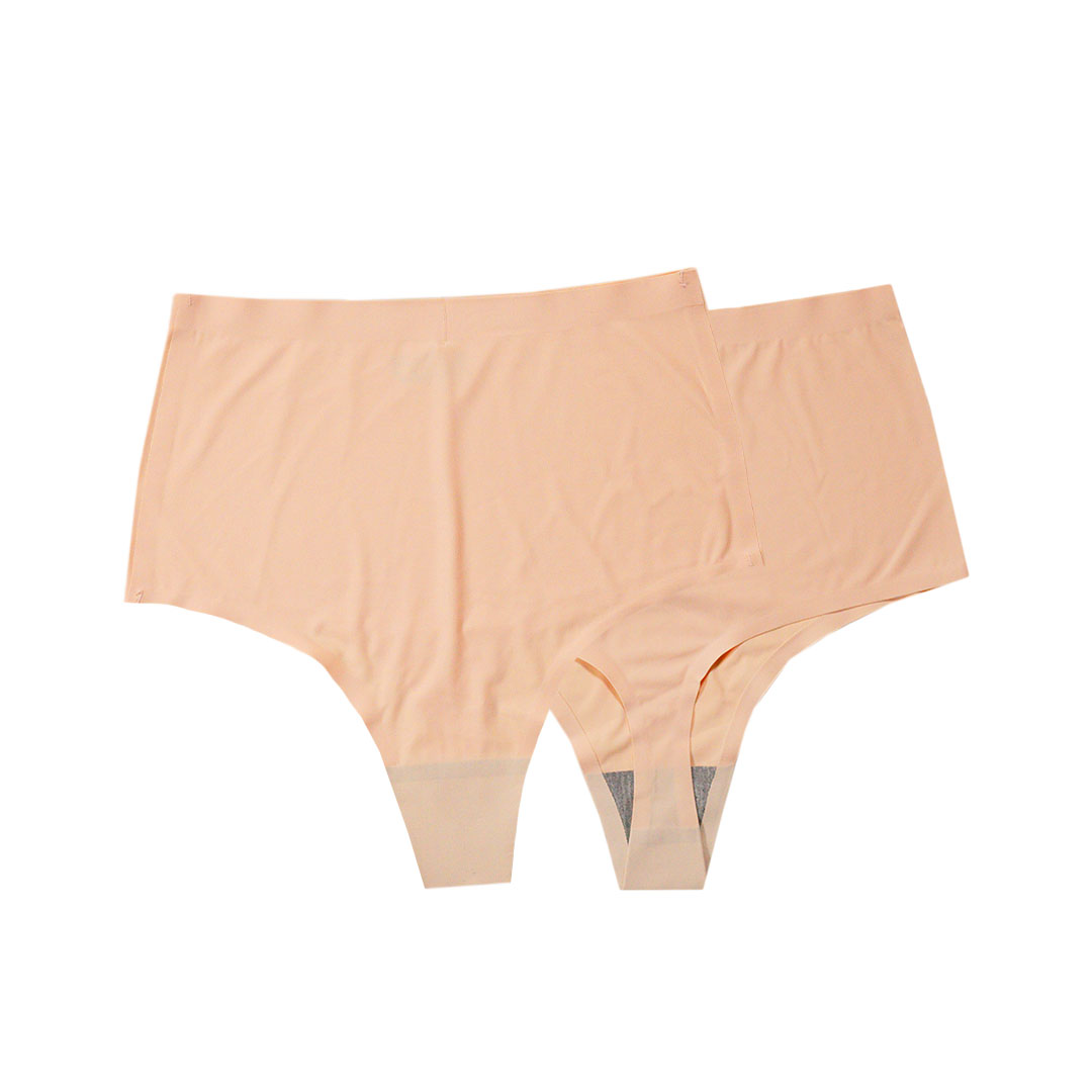 高腰收腹冰絲無痕一片式丁字褲