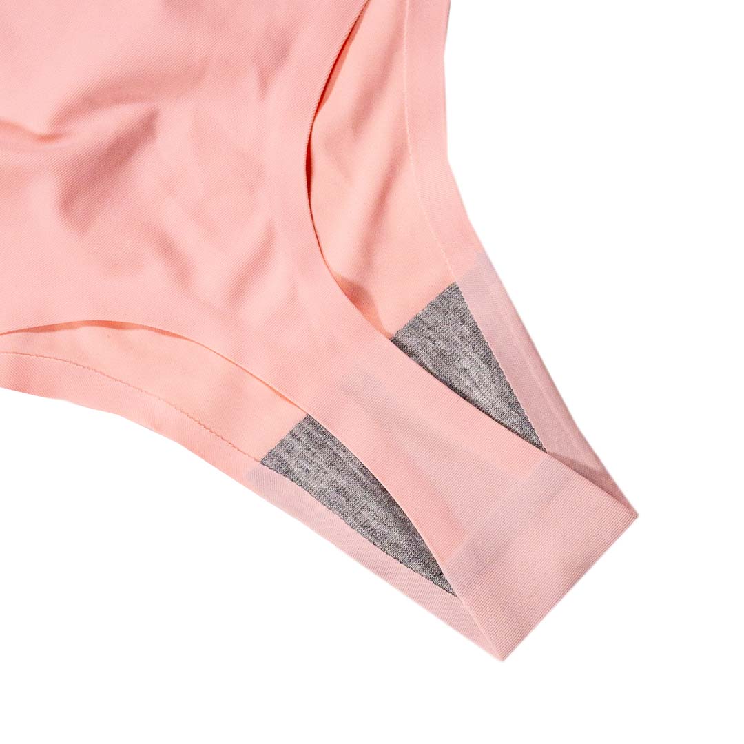 高腰收腹冰絲無痕一片式丁字褲