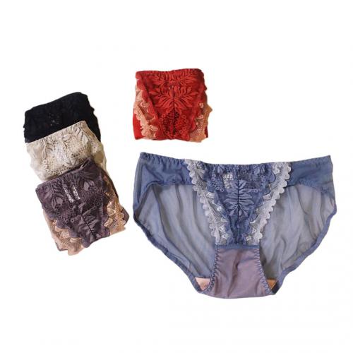 法式小城性感蕾絲無鋼圈內衣-內提托透氣薄杯 配褲