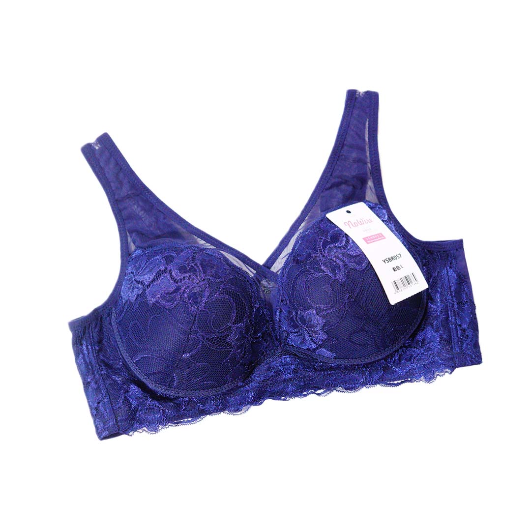 夏季新款舒適蕾絲可插片固定肩帶背心式上托美背内衣