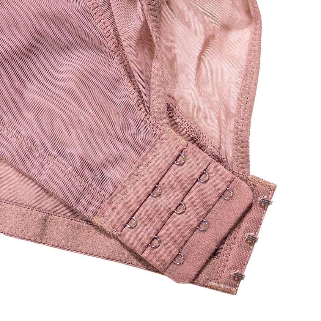 夏季新款舒適蕾絲可插片固定肩帶背心式上托美背内衣