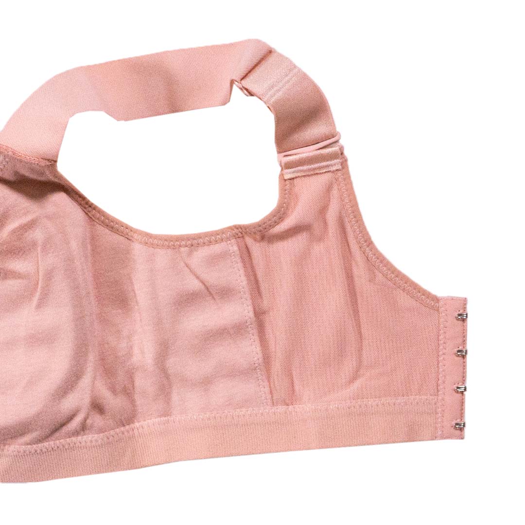 前拉後扣式靈活適應多功能無鋼圈內衣-可放儀乳