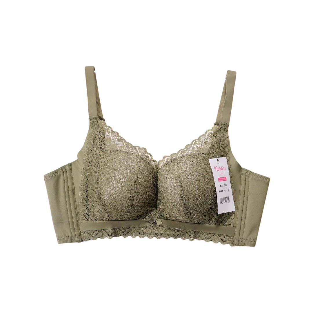 天然玫瑰精油輕柔透氣納米綿少女性感蕾絲內衣