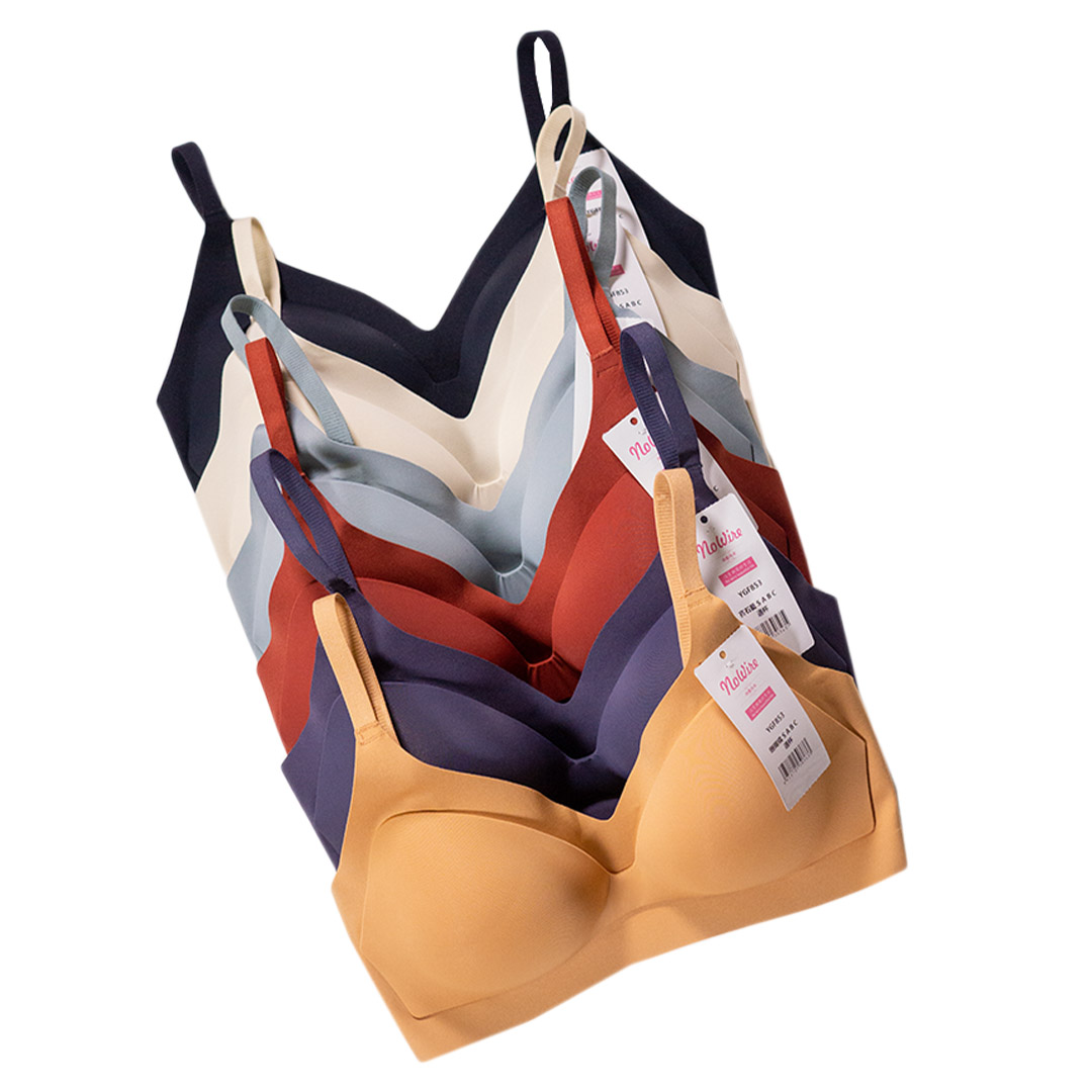 輕薄舒適一體式無痕無鋼圈聚攏收副乳防下垂內衣