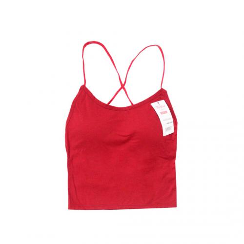 性感交叉美背修身百搭吊帶背心（贈品）