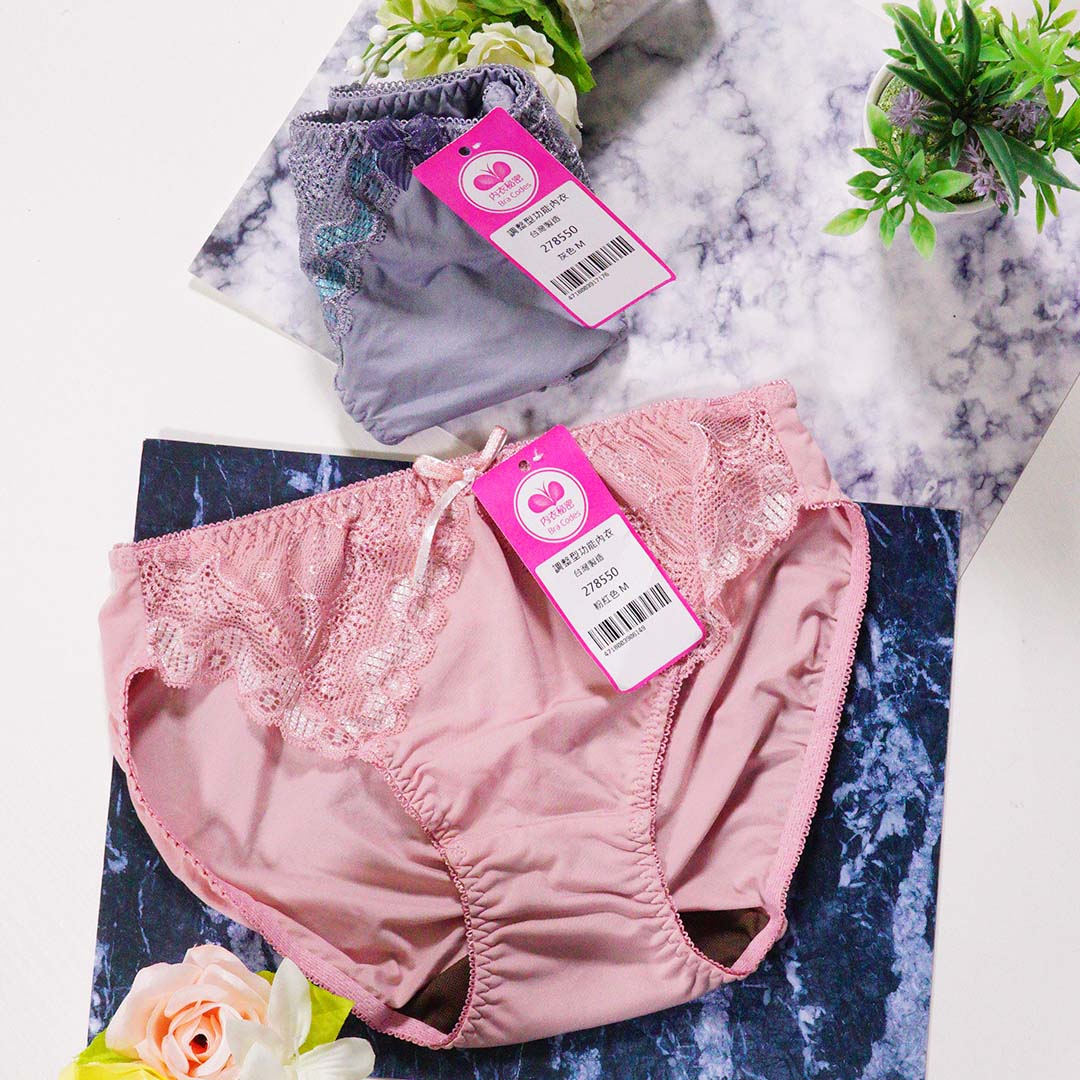 優美舞曲。無鋼圈蕾絲拉提內衣 配套內褲