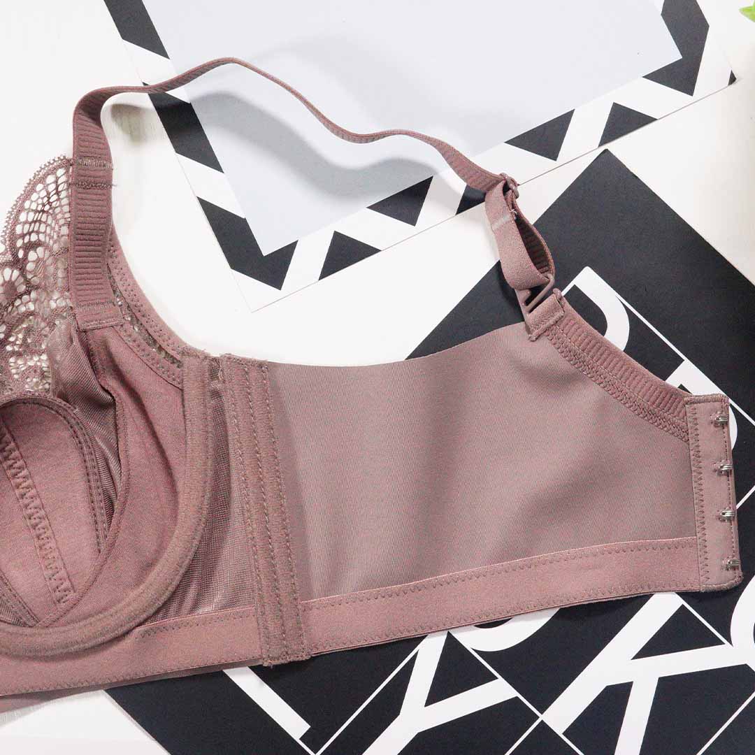 輕薄透氣性感水晶杯無海綿聚攏記憶軟鋼圈內衣