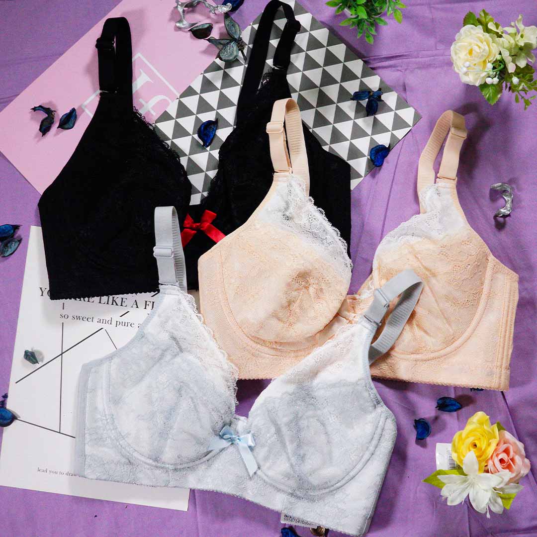 薄杯軟鋼圈大罩杯內衣 34-46 DE杯