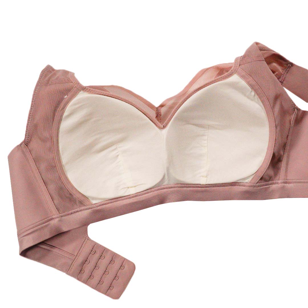 輕柔透氣無鋼圈天然桑蠶絲養護內衣