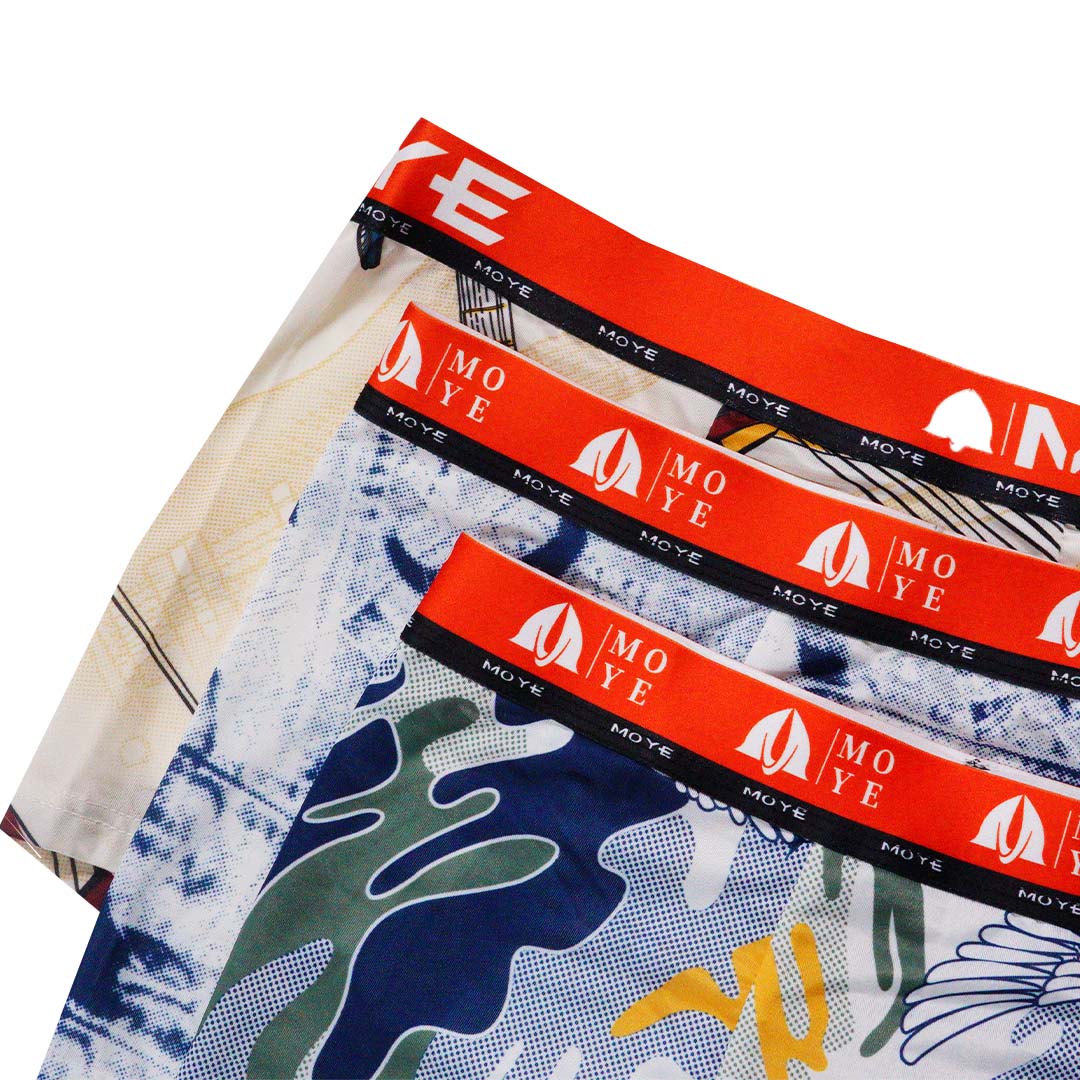 日本MOYE男士海島冰絲褲-三件裝