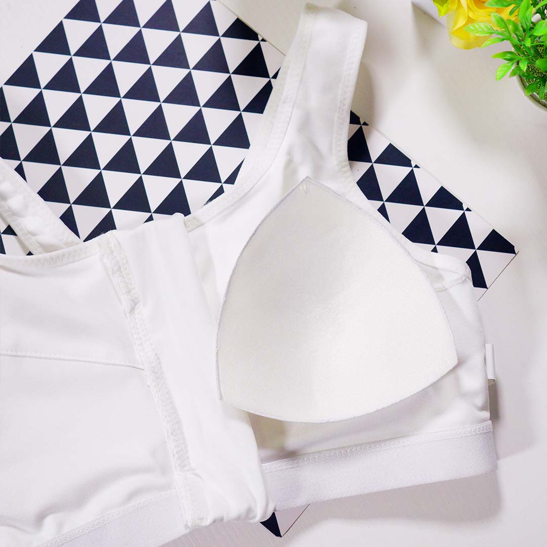 前拉鏈美背防震運動背心式內衣