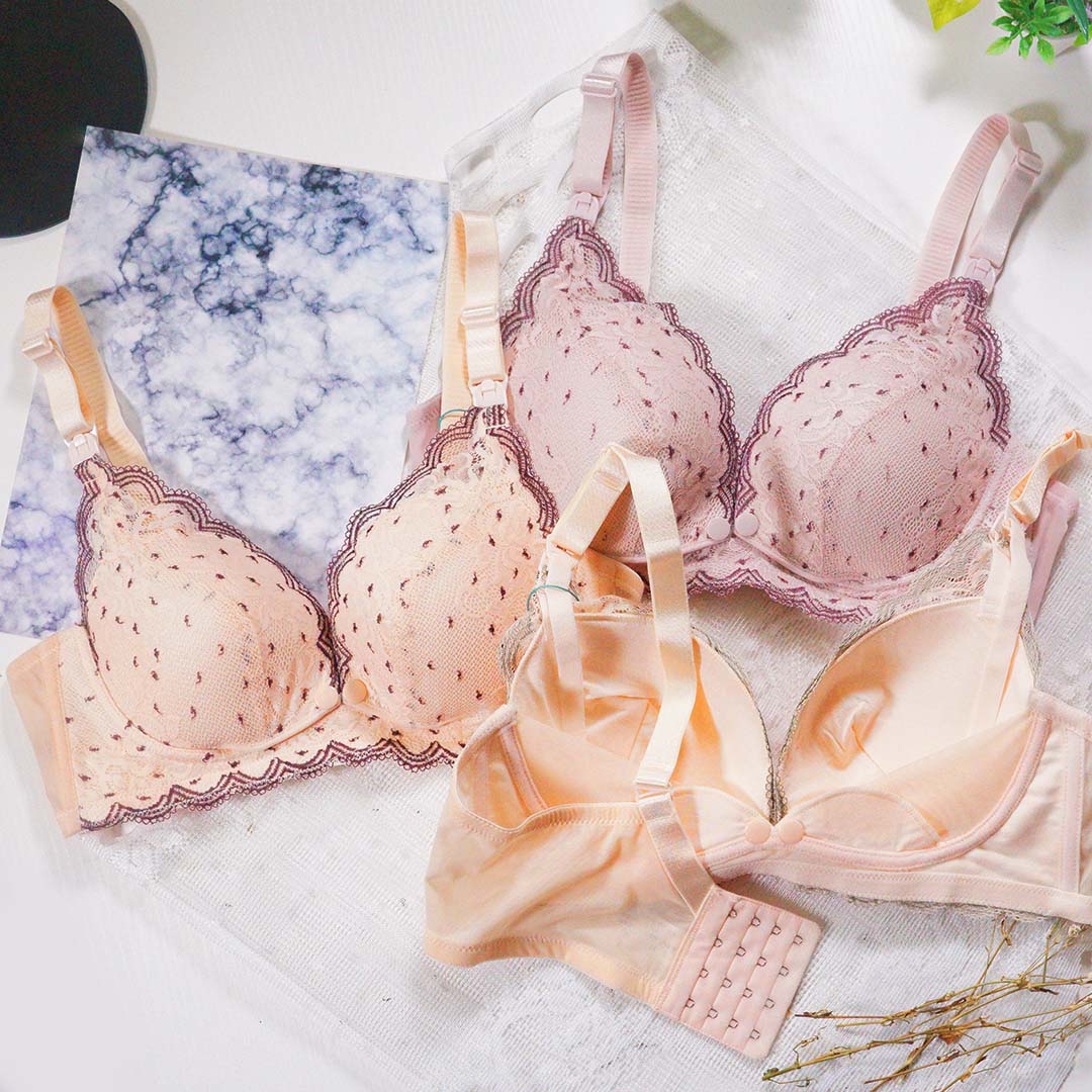 懷孕哺乳期法式內衣-前開鈕及開扣式