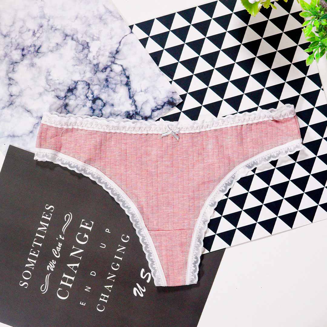 新款彩棉桑蠶絲抗菌無痕丁字褲