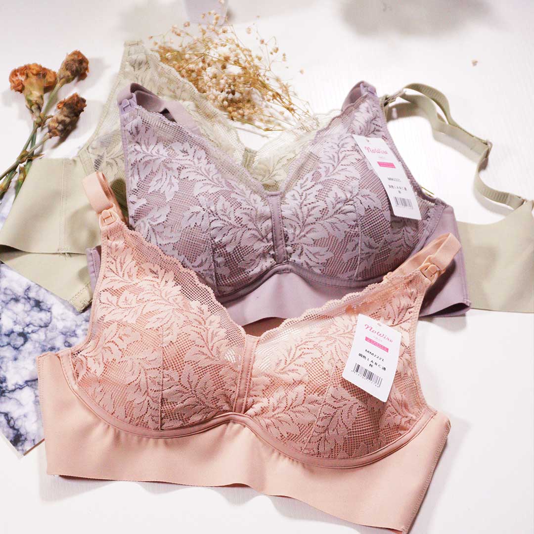 輕薄透氣抗菌抑菌桑蠶絲哺孕內衣