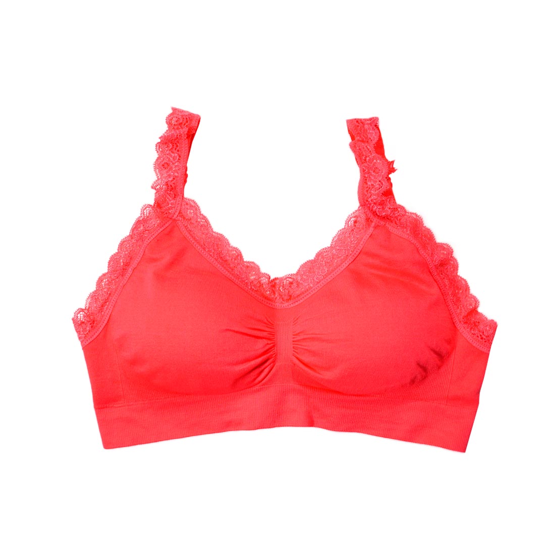 台灣專利無鋼圈健康杯-蕾絲緣邊款-睡眠、生理期、輕運動