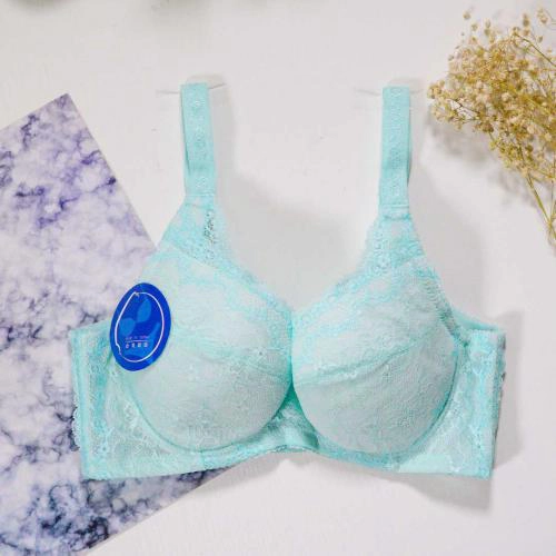 Waterdrop cup-shaped underwire full coverage bra - Wire