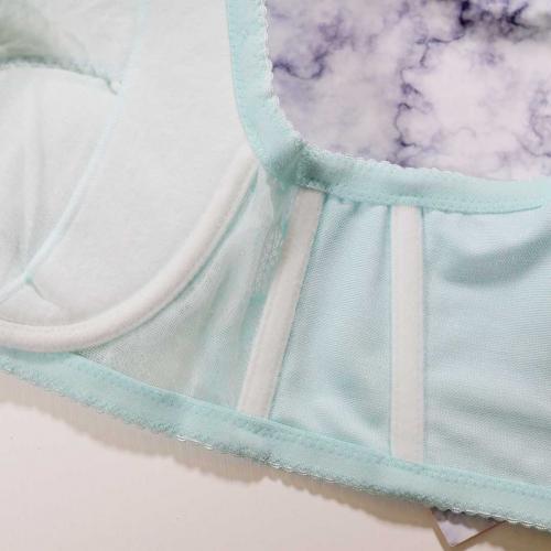 Waterdrop cup-shaped underwire full coverage bra