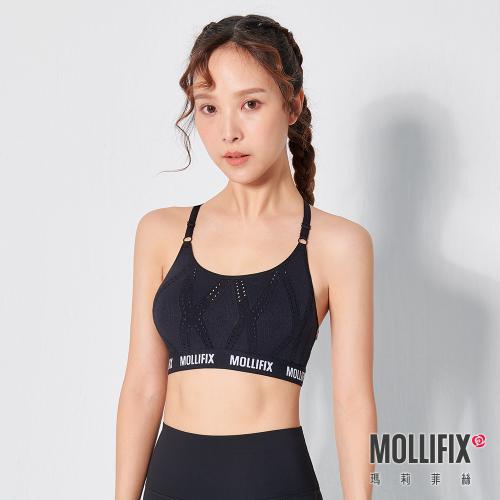 【MOLLIFIX】A++ Soft-Looking Interwoven Comfortable Bra - Wireless