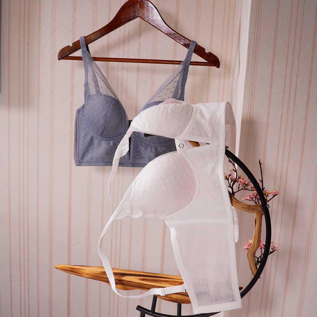 超薄無鋼圈火山能量石淨化內衣