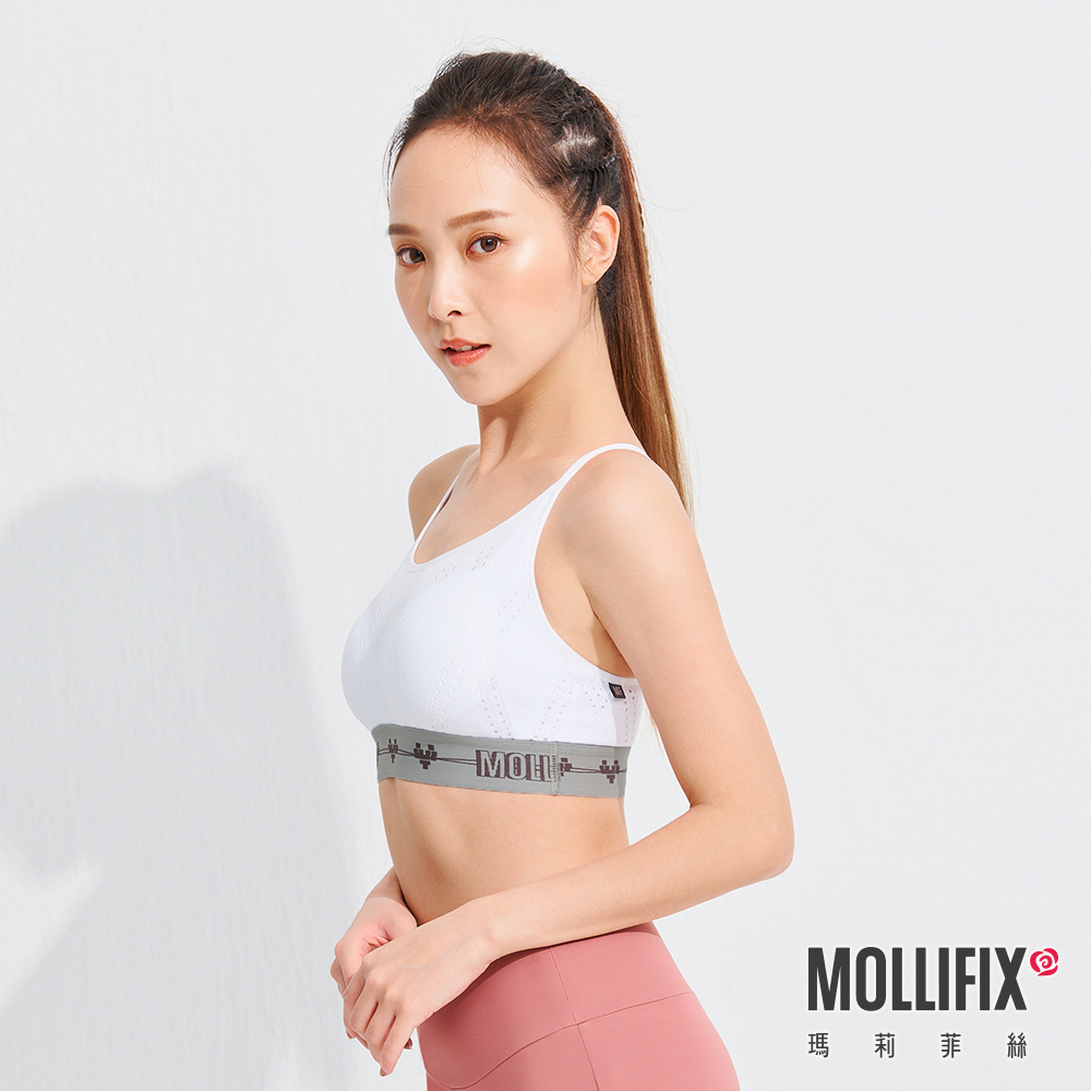 【MOLLIFIX】Pixel Art A++簡約細肩帶舒心BRA