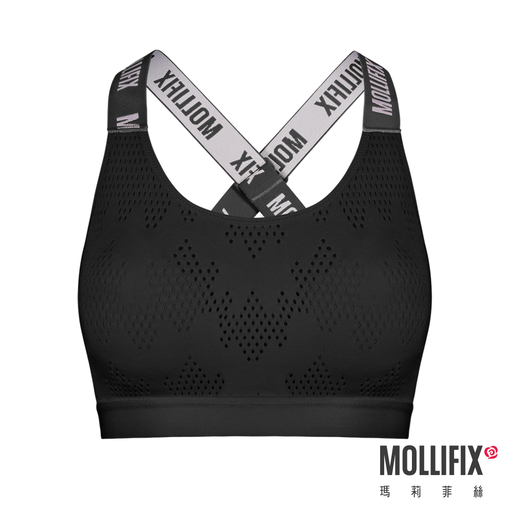 【MOLLIFIX】A++交叉可調肩帶呼吸BRA