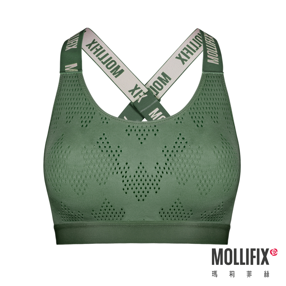 【MOLLIFIX】A++交叉可調肩帶呼吸BRA