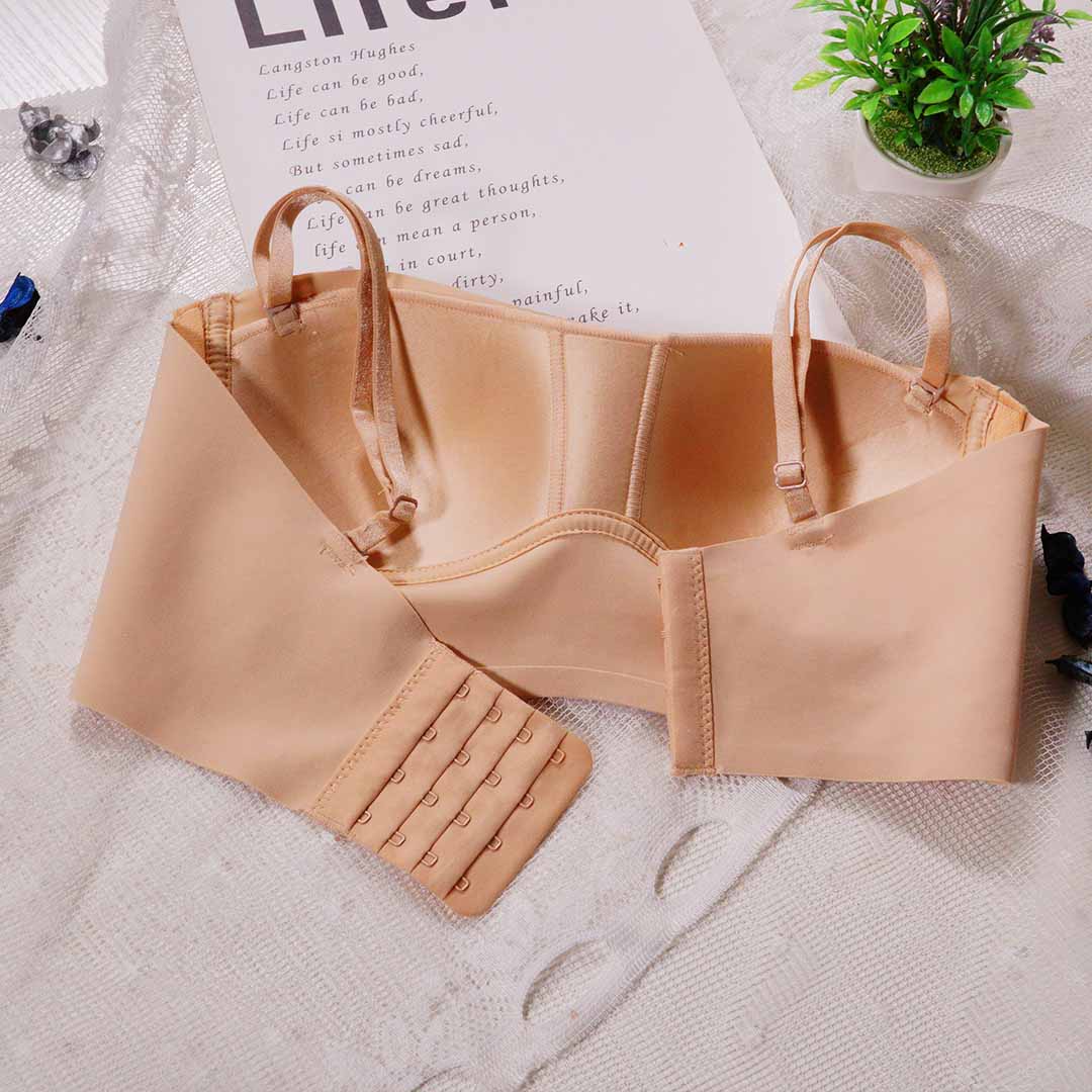 夏季薄款隱形防滑抹胸無痕無肩帶內衣