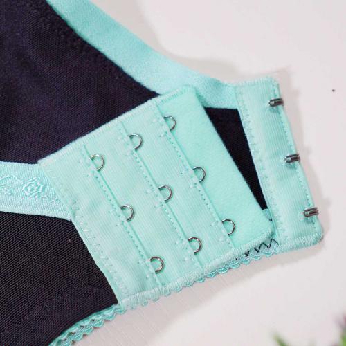 large cup full coverage special project Marvelous Black Whirlwind underwear. Sizes 32-40, C, D, E, F, G, H.