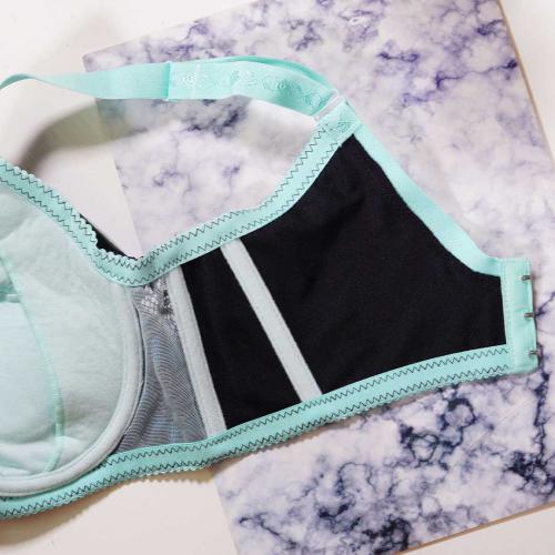 large cup full coverage special project Marvelous Black Whirlwind underwear. Sizes 32-40, C, D, E, F, G, H.