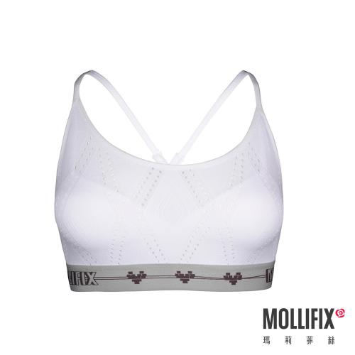 【MOLLIFIX】Pixel Art A++ Minimalist Straps Comfortable Bra