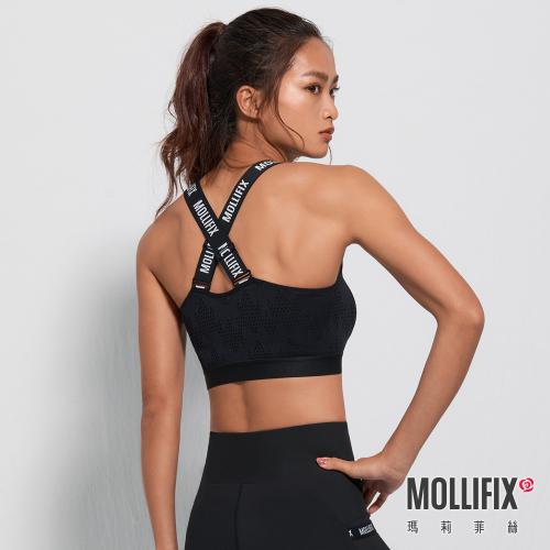 【MOLLIFIX】A++ adjustable cross-support shoulder strap sports bra