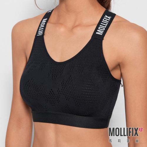 【MOLLIFIX】A++ adjustable cross-support shoulder strap sports bra